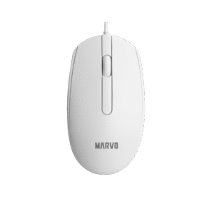 MARVO OFFICE MS003 WH MIŠKA BELE BARVE