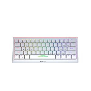 MARVO KG962G WH EN-R HECATE 61R mehanska tipkovnica bele barve