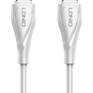 LDNIO CHARGING DATA CABLE (C-C) 65W 1M WHITE LC611C