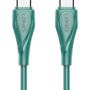 LDNIO CHARGING DATA CABLE (C-C) 65W 2M GREEN LC612C