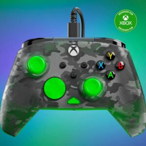 TURTLE BEACH XBOX REMATCH ŽIČNI KONTROLER CAMO ČRNO ZELENE BARVE