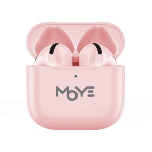 MOYE AURRAS 3 LITE brezžične slušalke - roza barve